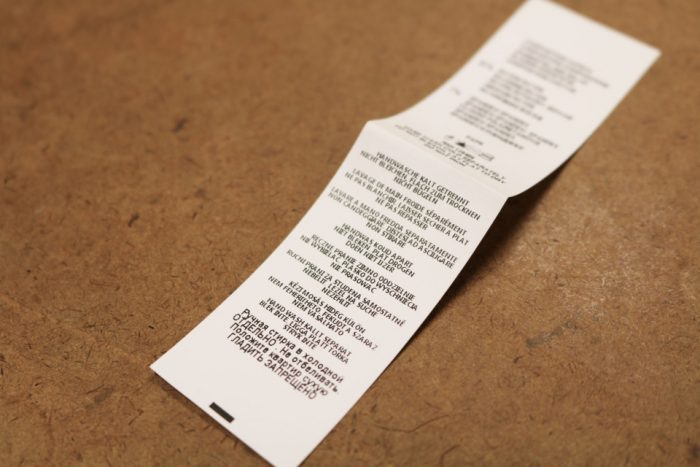 karakteristik dari nylon label