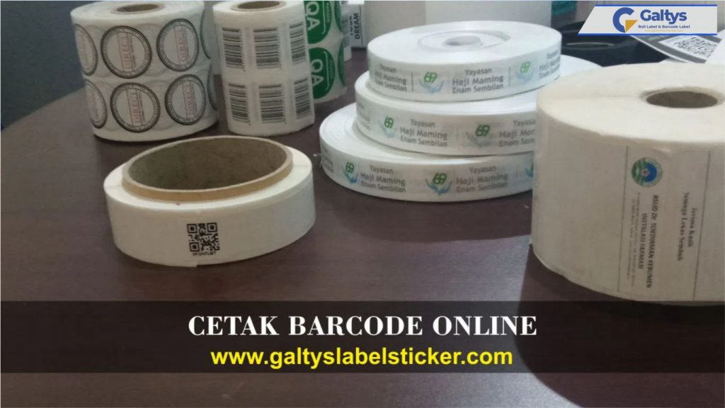 Jasa Cetak Sticker Label Barcode Barcode Online Murah dan Berkualitas