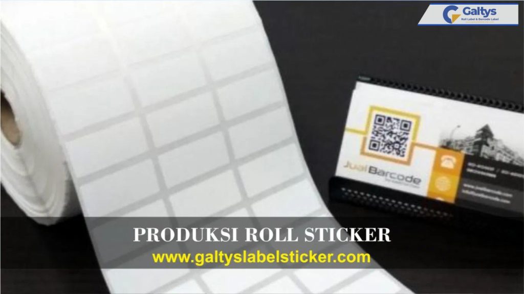 Produksi Berbagai Jenis Stiker Roll Polos untuk Barcode dan Label