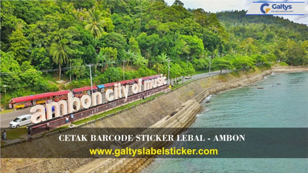 Layanan Jasa Cetak Sticker Barcode dan Roll Polos Maluku Ambon