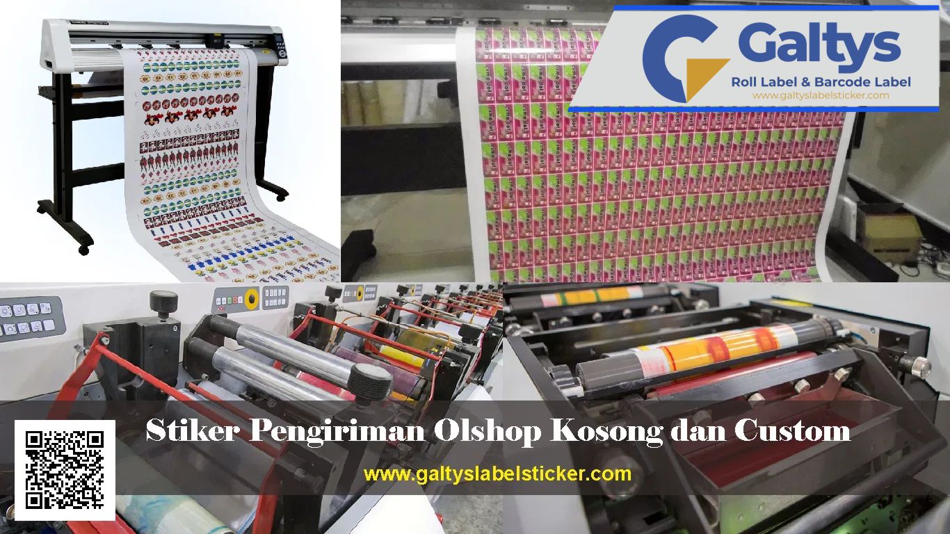 Stiker Pengiriman Olshop Kosong dan Custom Murah beserta ...