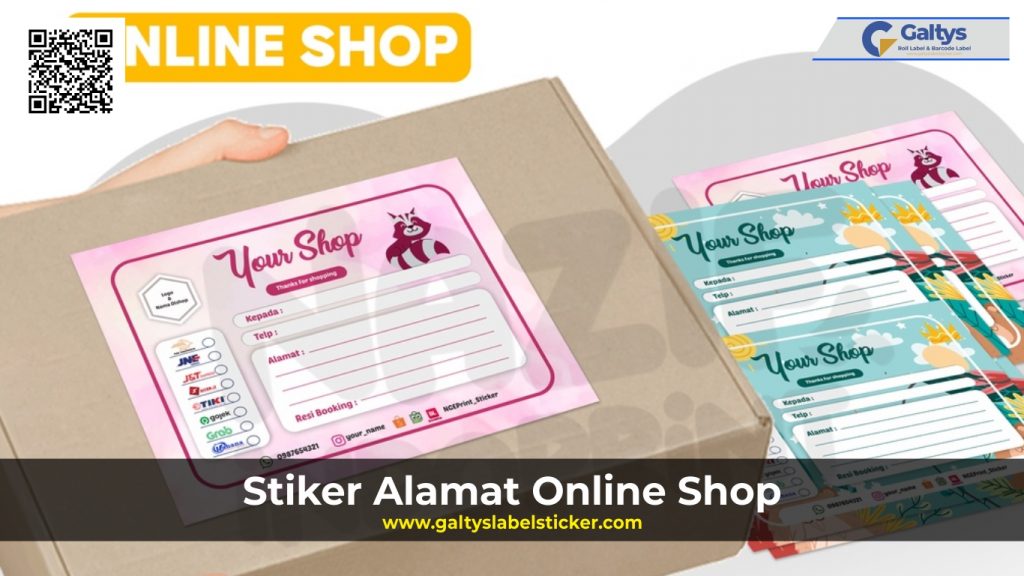 Stiker Alamat Online Shop Murah dan Kegunaannya